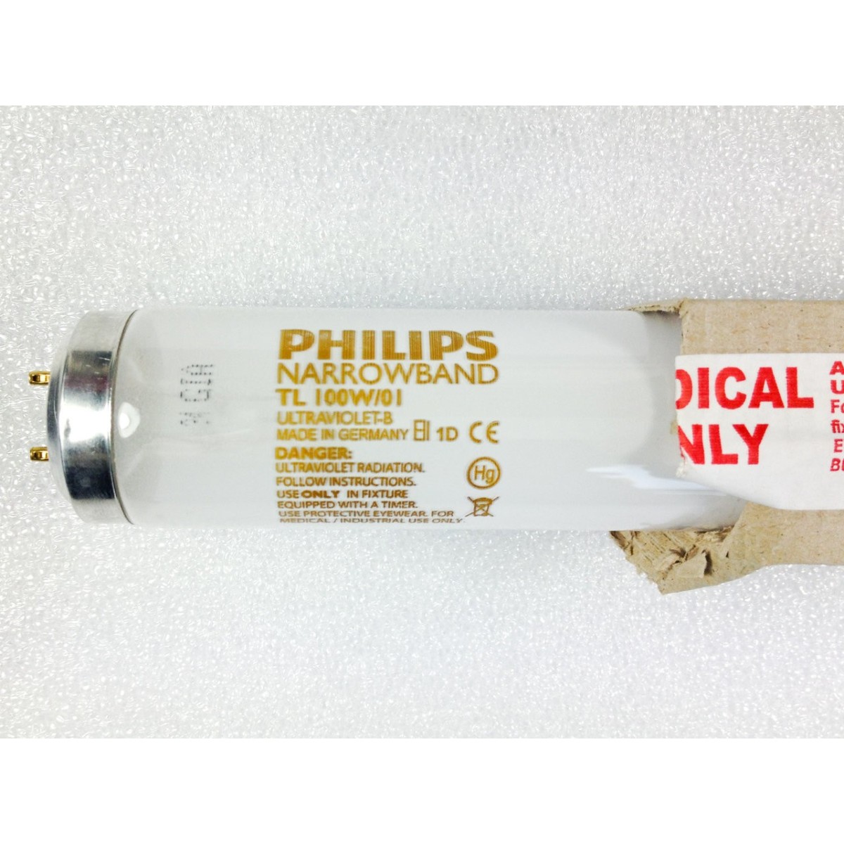 Philips UVB TL/01 100 W keskeny sávú fényterápiás lámpa UVB lámpák Philips TL 100W/01 SLV/10