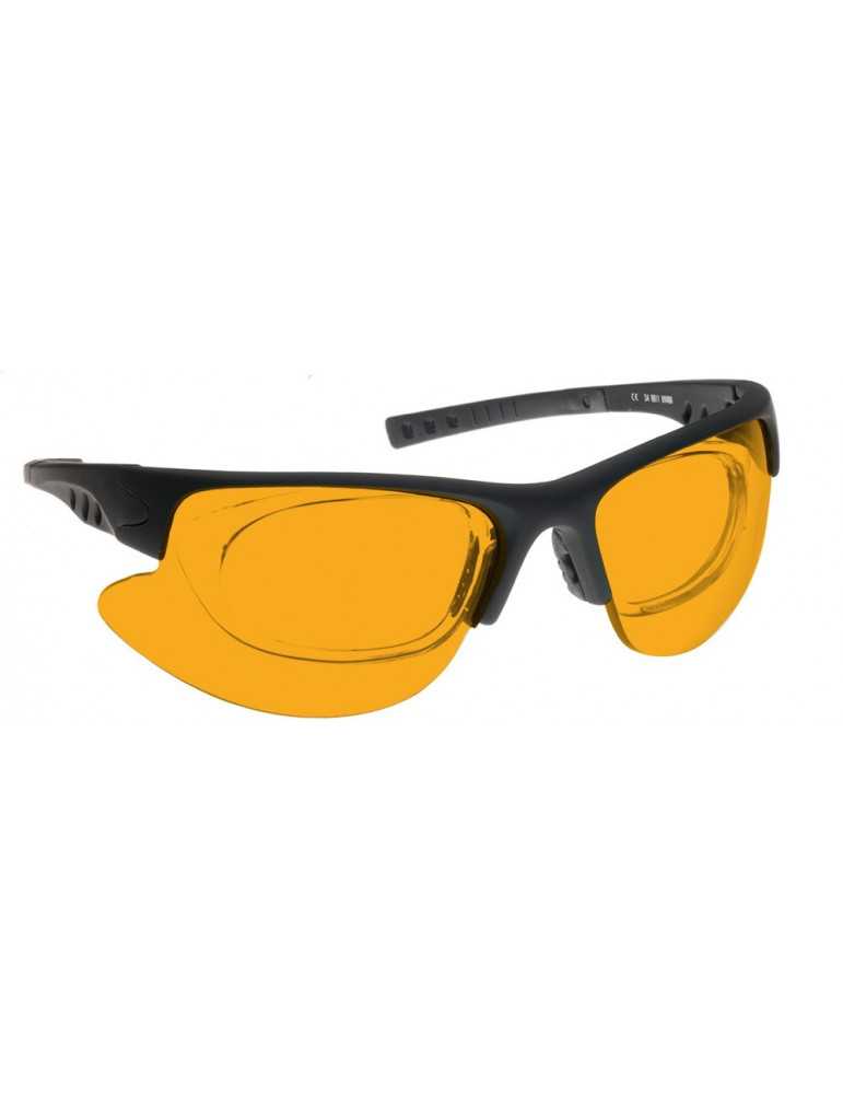 Lumière de bois et lunettes UVUVA / UVB NoIR LaserShields 60-34