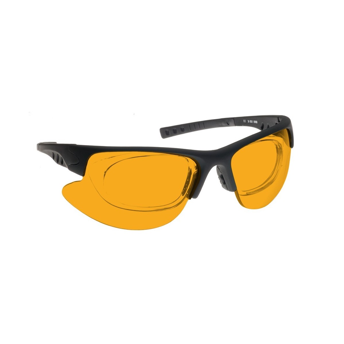 Fa fény és UV ultraibolya védőszemüveg UVA / UVB szemüveg NoIR LaserShields 60#34