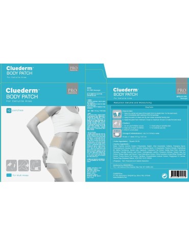 Cluederm cellulite-reducerende plaster til mave og flanker Anti-cellulite- og løfteplaster