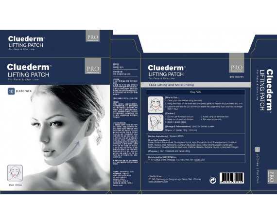 Cluederm lifting patch for face and chin Anti cellulite and lifting patches