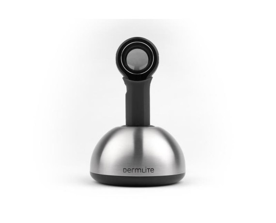 Opladningsbase til Dermlite DL4 og DL4W dermatoskoper. Tilbehør og adaptere til dermatoskoper Dermlite DL4CB.