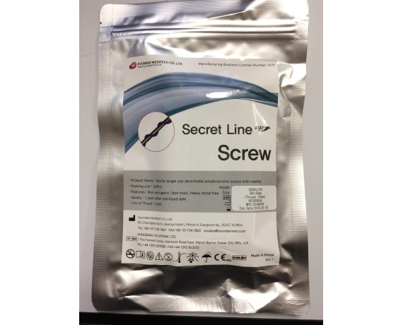 Spiralformede æstetiske tråde biostimulering i PDO Secret Screw 20 stk. Suspension Threads Hyundae Meditech