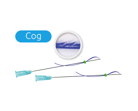 Esthetische tractiedraden in PDO Secret Cog Knipbaar 12 stuks Hyundae Meditech Traction Threads