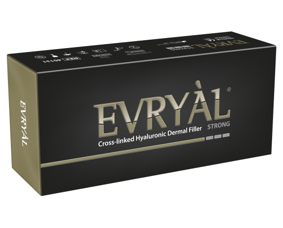 Ristisilloitettu hyaluronihappotäyteaine Evryàl StrongRistisilloitettu täyteaine Apharm Srl EVRYAL-STRONG