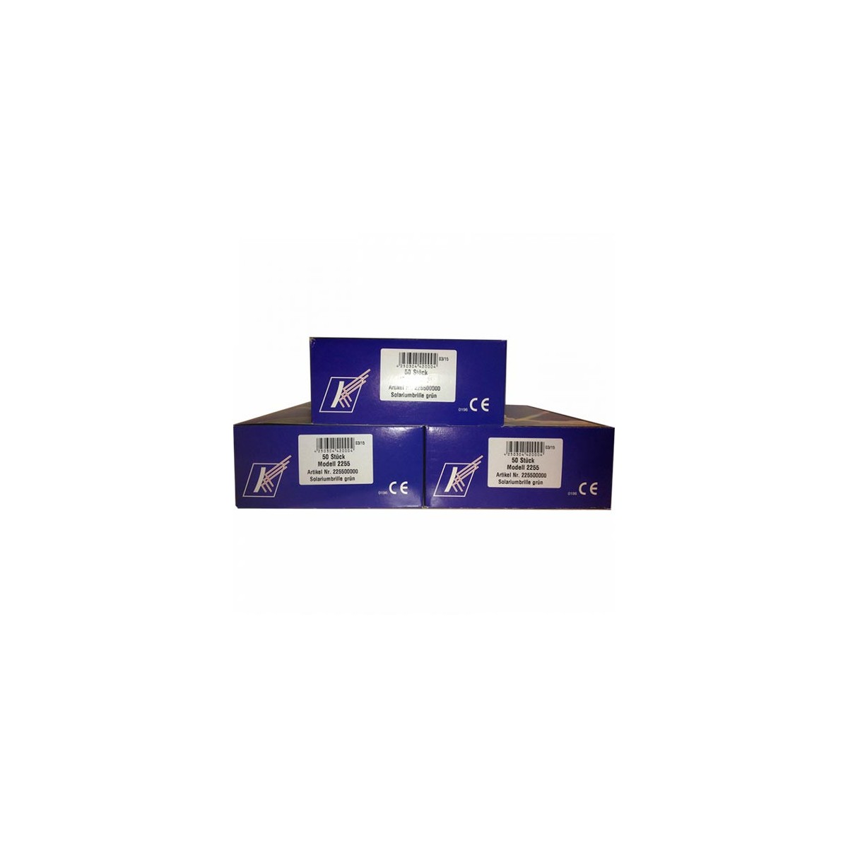 Occhialini fototerapia paziente UV BOX 200 PezziOcchiali UVA / UVB  2255-BOX200