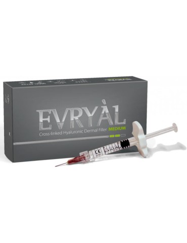 Ristisilloitettu hyaluronihappotäyteaine Evryàl MediumRistisilloitettu täyteaine Apharm Srl EVRYAL-MEDIUM