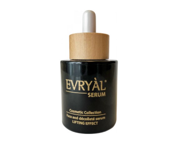 Evryal Serum - platinaan ja hyaluronihappoon perustuva ikääntymistä ehkäisevä seerumi. Vartalolle tarkoitetut geelit ja voiteet.