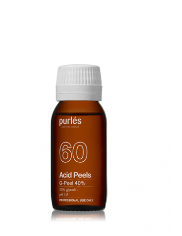 Purles 60 G-Peel Glykolsäure-Peeling 40 % 100 ml Chemisches Peeling Purles PURLES60