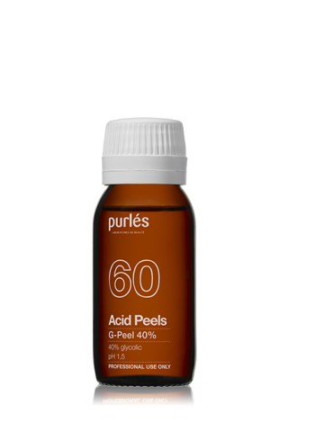 Purles 60 G-Peel glykolihappokuorinta 40 % 100 mlKemialliset kuorinnat Purles PURLES60