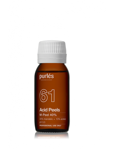 Purles 61 M-Peel Peeling avec de l'acide mandelic 30% 100ml Peeling chimique Purles PURLES61