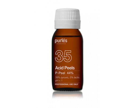 Purles 35 P-Peel Peeling chimique avec de l'acide Piruvico 39% Lactique 5% 50ml Peeling chimique Purles PURLES35