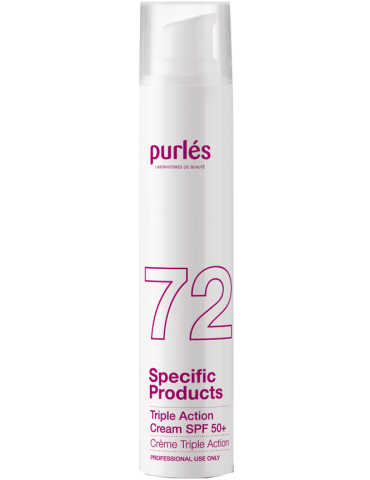 Purles 72 - SPF 50 tredobbelt beskyttende creme 50 ml flaske Kemisk peeling Purles PURLES72