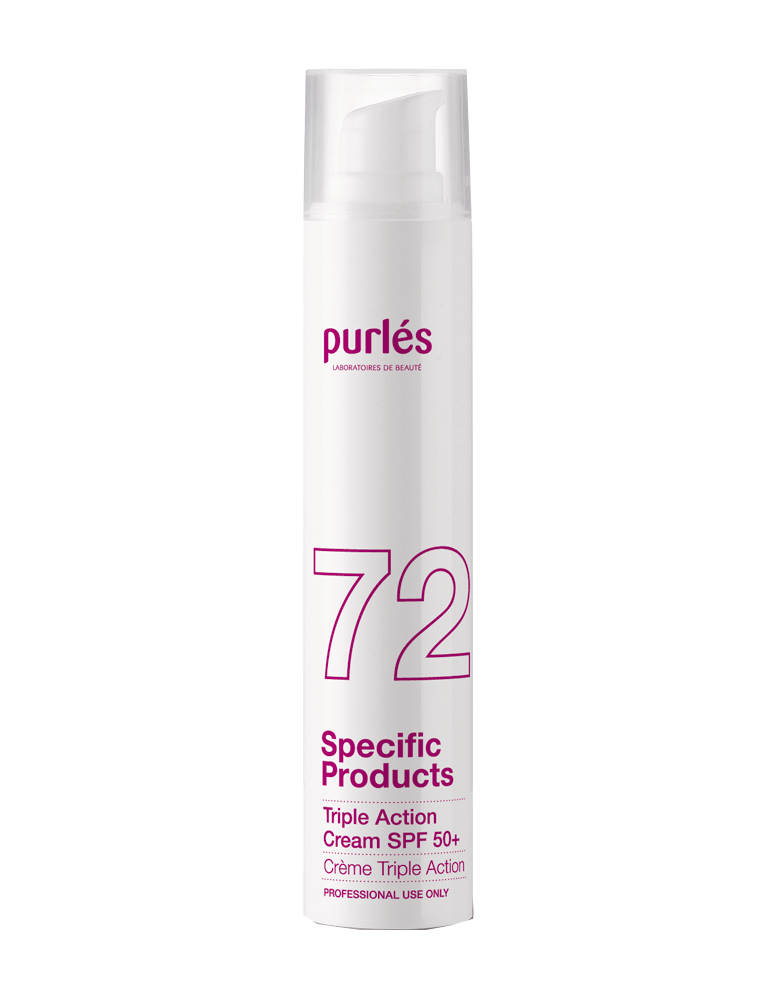 Purles 72 - SPF 50 triple protective cream 50 ml bottle Chemical Peeling Purles PURLES72
