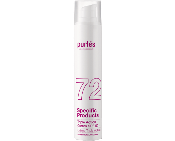 Purles 72 - SPF 50 triple protective cream 50 ml bottle Chemical Peeling Purles PURLES72