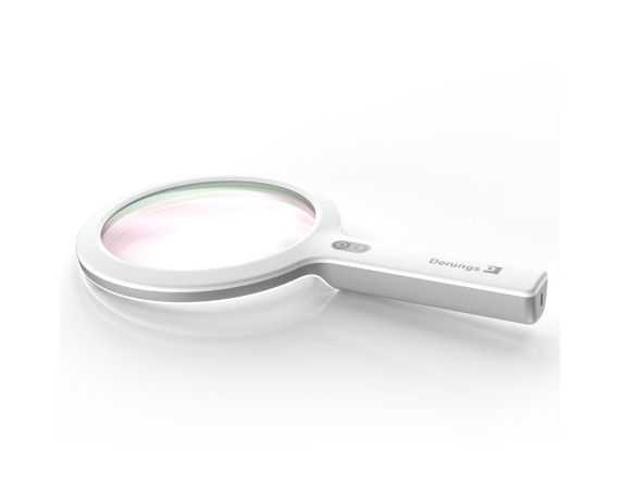 Waldmann Opticlux HAND -vierailulamppu linssilläWaldmann-lamppu linssillä