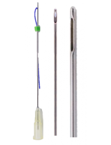 Aesthetic Traction Wires in PDO Face Cog Barbed Blunt cannula type W Traction Wires with Cannula Hyundae Meditech