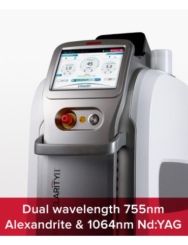 Lutronic Clarity II -laser Nd:YAG Alessandrite IntelligenteLaser Nd:YAG ja Alessandrite Lutronic CLARITYII