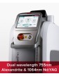 Lutronic Clarity II -laser Nd:YAG Alessandrite IntelligenteLaser Nd:YAG ja Alessandrite Lutronic CLARITYII