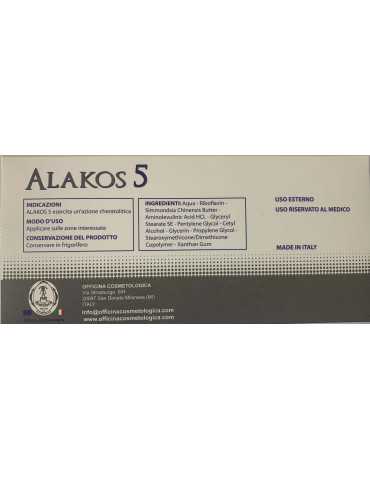 Crema de ácido queratolítico delta aminolevulínico Alakos 5 Acido aminolevulinic Officina Cosmetologica Alakos 5