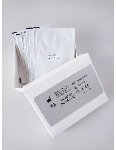 Alagel pussit 2 ml Delta Aminolevulinic 5% Aminolevuliinihappo FOT-ALA05