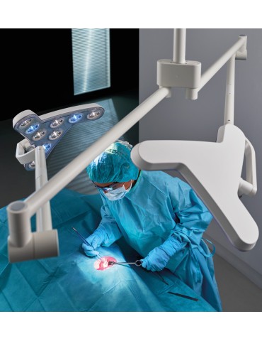 Waldmann Triango Fokus 100-3 C DUO operationslampe Kirurgiske lamper Waldmann D16202000