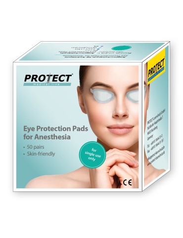 Kertakäyttöiset silmäsuojaimet anestesiaan potilaalle. Silmäsuojaimet Laserschutz 600-ANAS-50