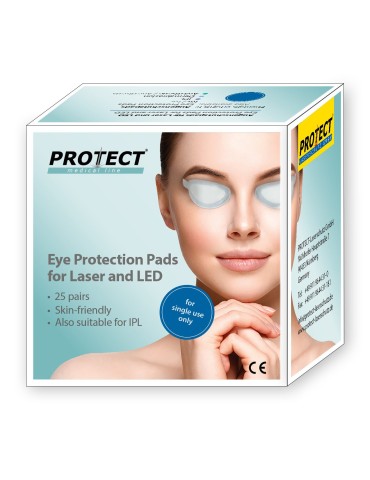 Kertakäyttöiset laser-/LED-silmiensuojaimet potilaille, silmäsuojaimet Protect Laserschutz 600-LASP-25