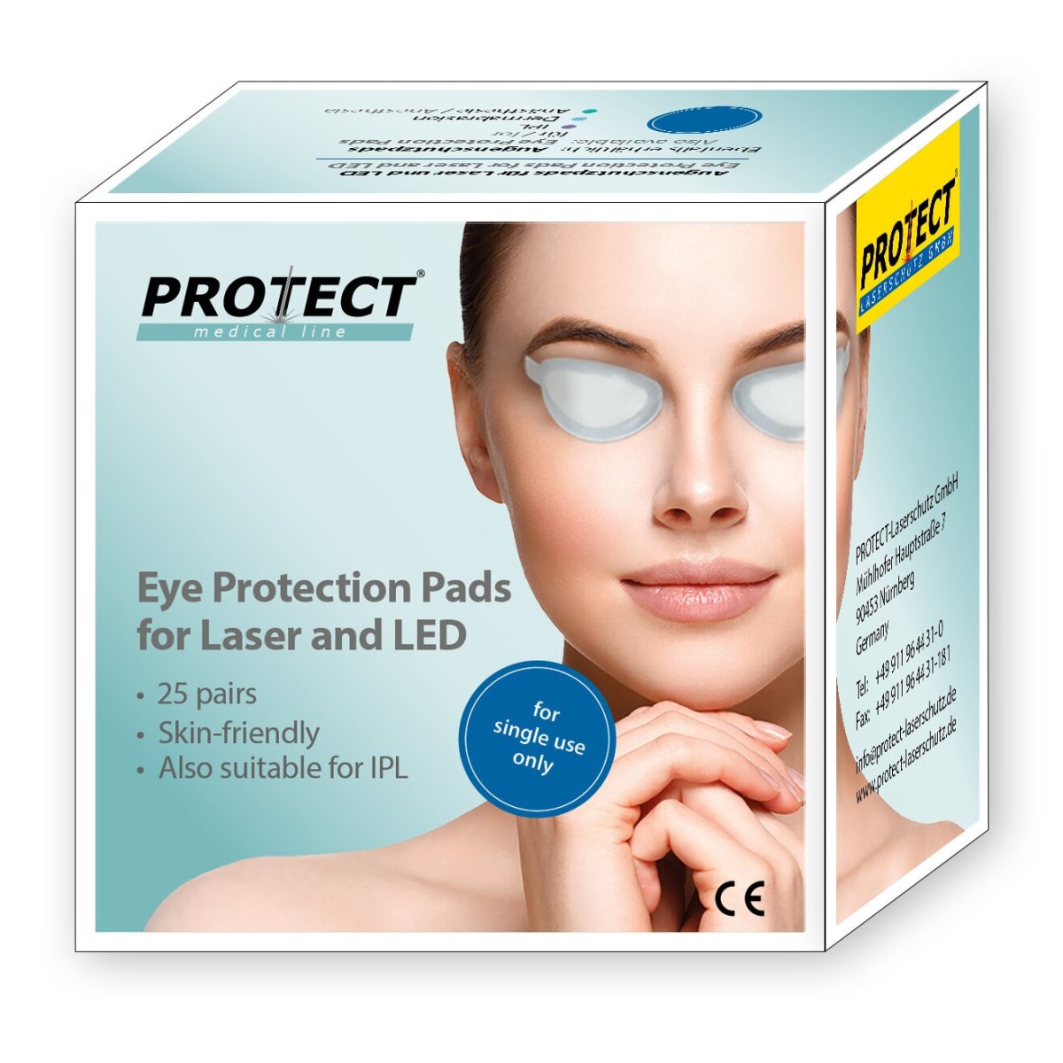 Protezioni oculari monouso per Laser / LED per pazienteProtezioni Oculari Protect Laserschutz 600-LASP-25