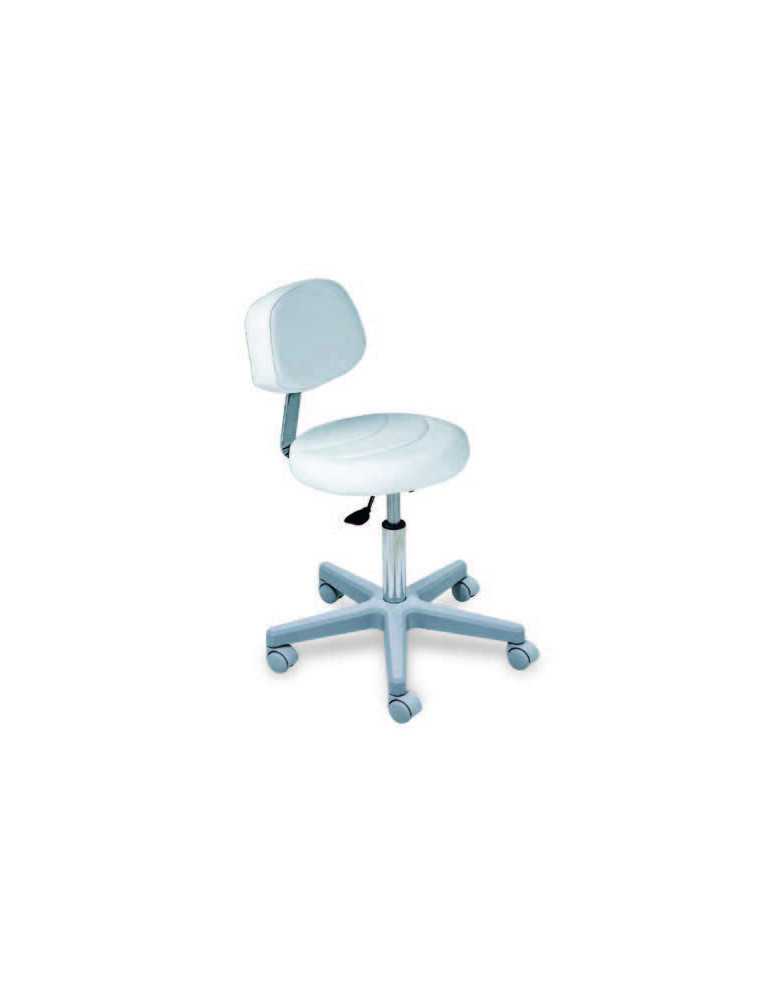 Stool with adjustable backrest and gas regulation LEMI 030 / S Examination tables and stools Lemi 030/S