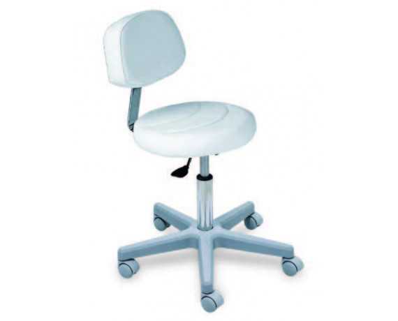 Stool with adjustable backrest and gas regulation LEMI 030 / S Electric examination tables and stools Lemi 030/S