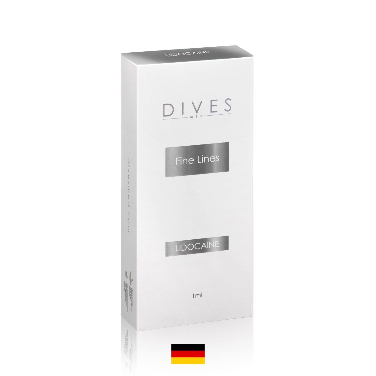 Dives Fine Line Wypełniacz hialuronowy z lidokainą 2x1ml Wypełniacz premium z lidokainą DIVES MED FINELINES-LIDO