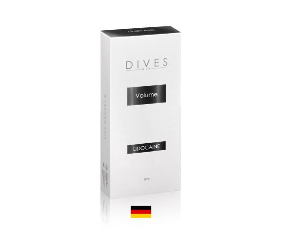 Dives Volume Filler Hyaluronic Volume Lidokaiinilla 2x1ml Premium-täyteaine lidokaiinilla DIVES MED VOLUME-LIDO