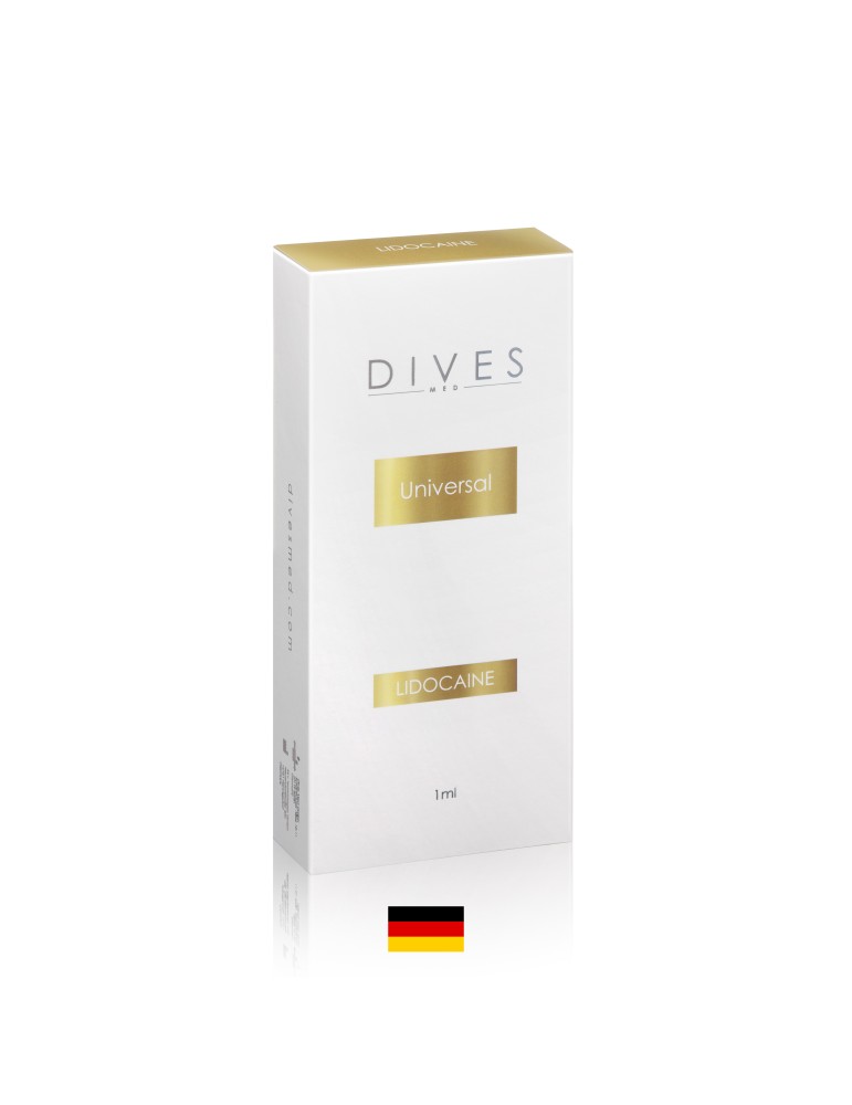 Dives Universal Hyaluronic Filler ryppyihin lidokaiinilla 2x1mlPremium-täyteaine lidokaiinilla DIVES MED UNIVERSAL-LIDO Dives Universal Hyaluronic Filler ryppyihin lidokaiinilla 2x1mlPremium-täyteaine lidokaiinilla DIVES MED UNIVERSAL-LIDO