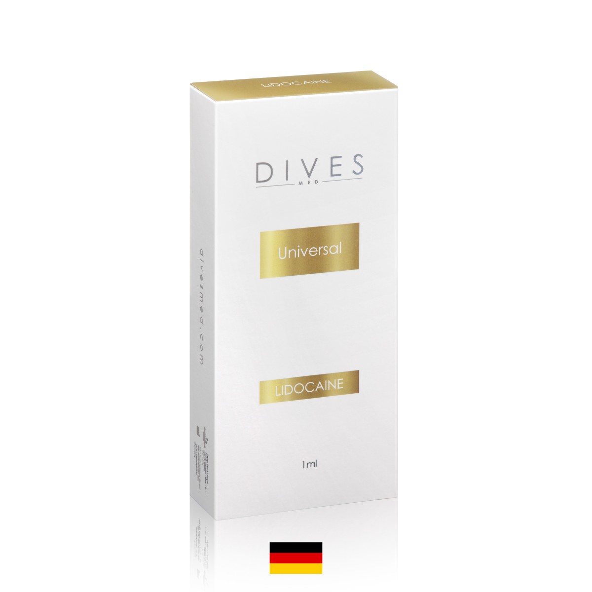 Dives Univerzális Hyaluron Feltöltő ráncok ellen Lidocainnal 2x1ml Prémium töltőanyag lidokainnal DIVES MED UNIVERSAL-LIDO