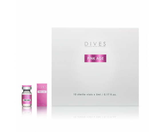 DIVES PINK AGE brightening and regenerating mesotherapy cocktail 10x5mL Mesotherapy and Needling vials DIVES MED PINKAGE