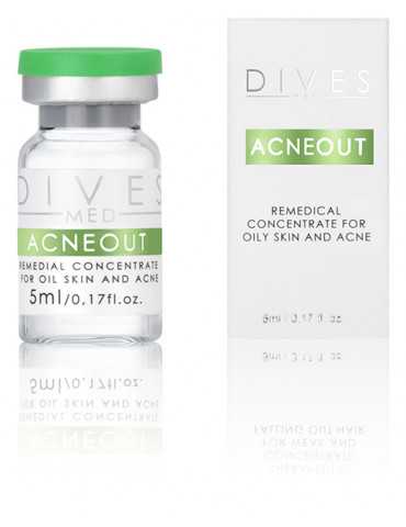 Dives ACNEOUT meso cocktail for seborrhea and acne 10x5ml Cocktails Needling und Mesotherapie DIVES MED ACNEOUT