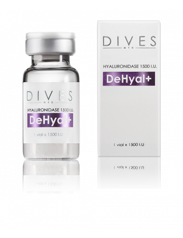 Dives DEHYAL + hyaluronidase powder for hyaluronic acid implant complications 10x1500UI Igłowanie i mezoterapia koktajli DIVE...
