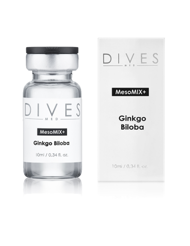 Dives Med Ginkgo Biloba meso componente anti età 10 fiale da 10mlFiale Mesoterapia e Needling DIVES MED GINKGOBILOBA