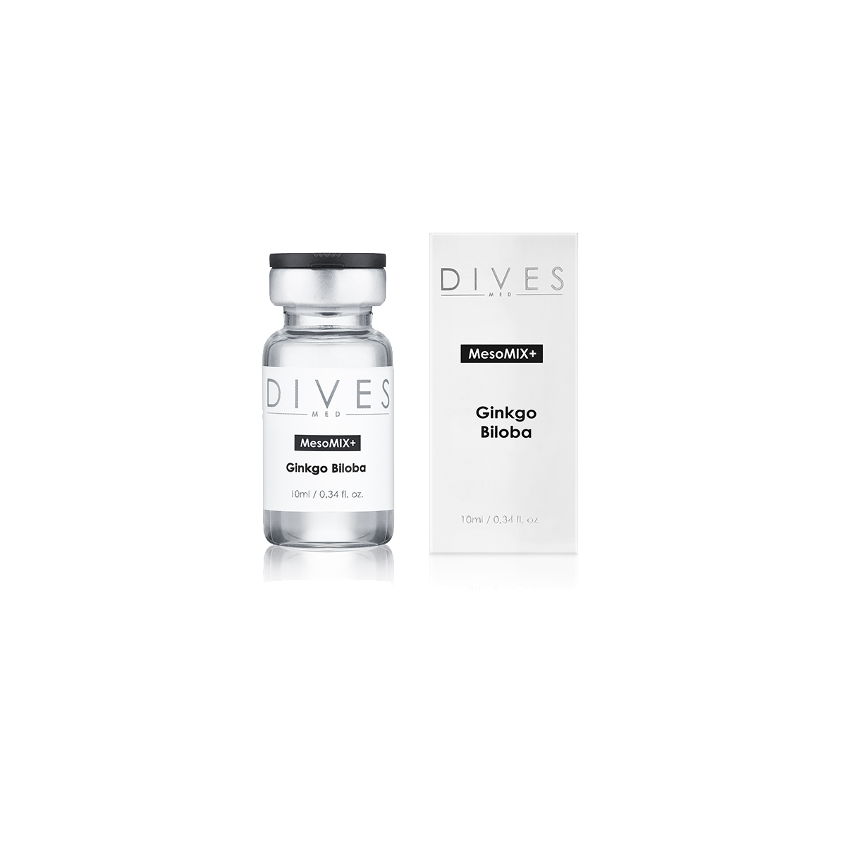Dives Med Ginkgo Biloba meso componente anti età 10 fiale da 10mlFiale Mesoterapia e Needling DIVES MED GINKGOBILOBA