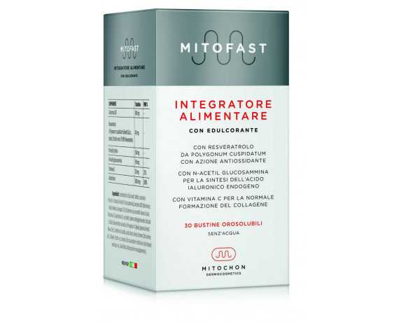 MITOFAST antioxidant food supplement with collagen and hyaluronic acid synthesis Nutritional supplements MITOCHON Dermocsmeti...