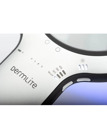 Dermlite Lumio 2 polariseret undersøgelseslinse 100 mm asfærisk VIS-WOOD-UV undersøgelseslamper Dermlite DLU2