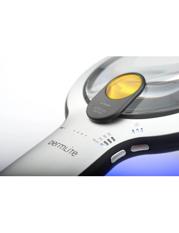 Dermlite Lumio 2 polariseret undersøgelseslinse 100 mm asfærisk VIS-WOOD-UV undersøgelseslamper Dermlite DLU2