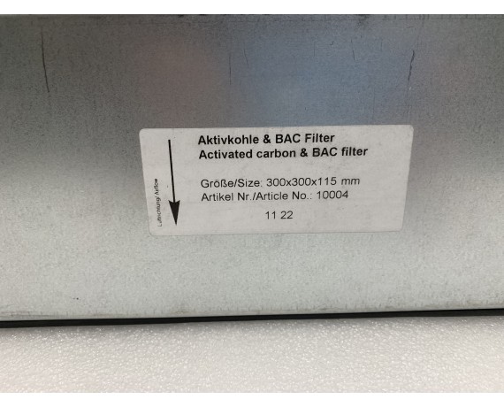 Filtro de carvão ativado extrator de fumaça TBH LN230 Acessórios Extratores de fumaça TBH GmbH 10004