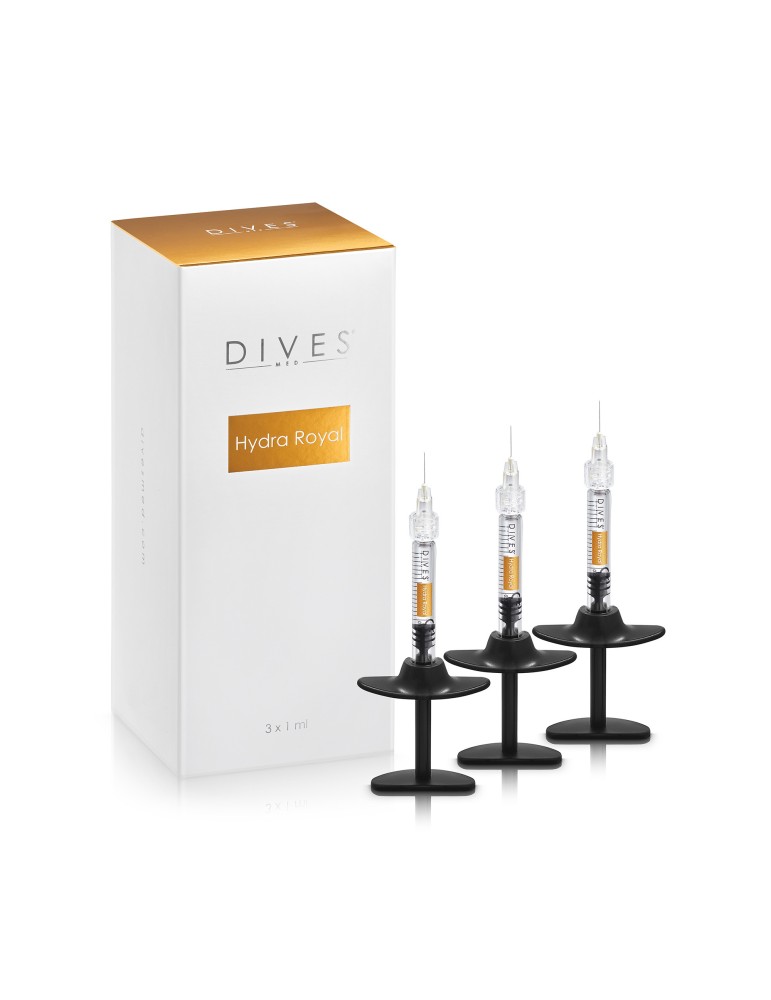 Hydra Royal Filler Bio Revitalizing hyaluronic acid 3x1ml 60mg Skin Booster Hydra Royal Family DIVES MED HYDRA-FILLER