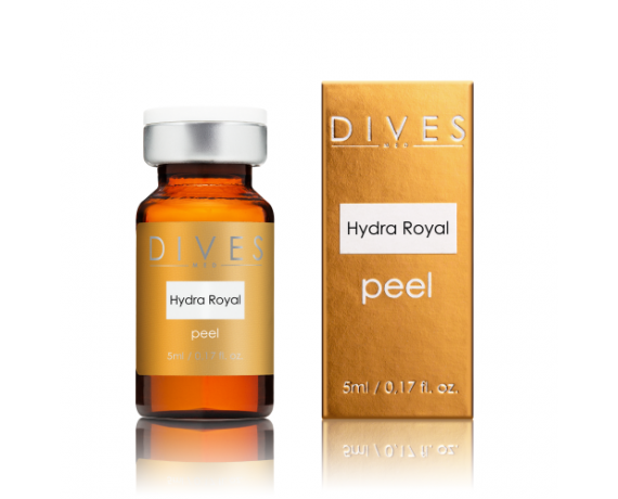 Hydra Royal Peeling Illuminateur toute l'année 3x5ml Skin Booster Hydra Royal Family DIVES MED HYDRA-PEEL