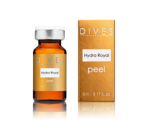 Peeling Rozświetlający Hydra Royal na cały rok 3x5ml Skin Booster Hydra Royal Family DIVES MED HYDRA-PEEL