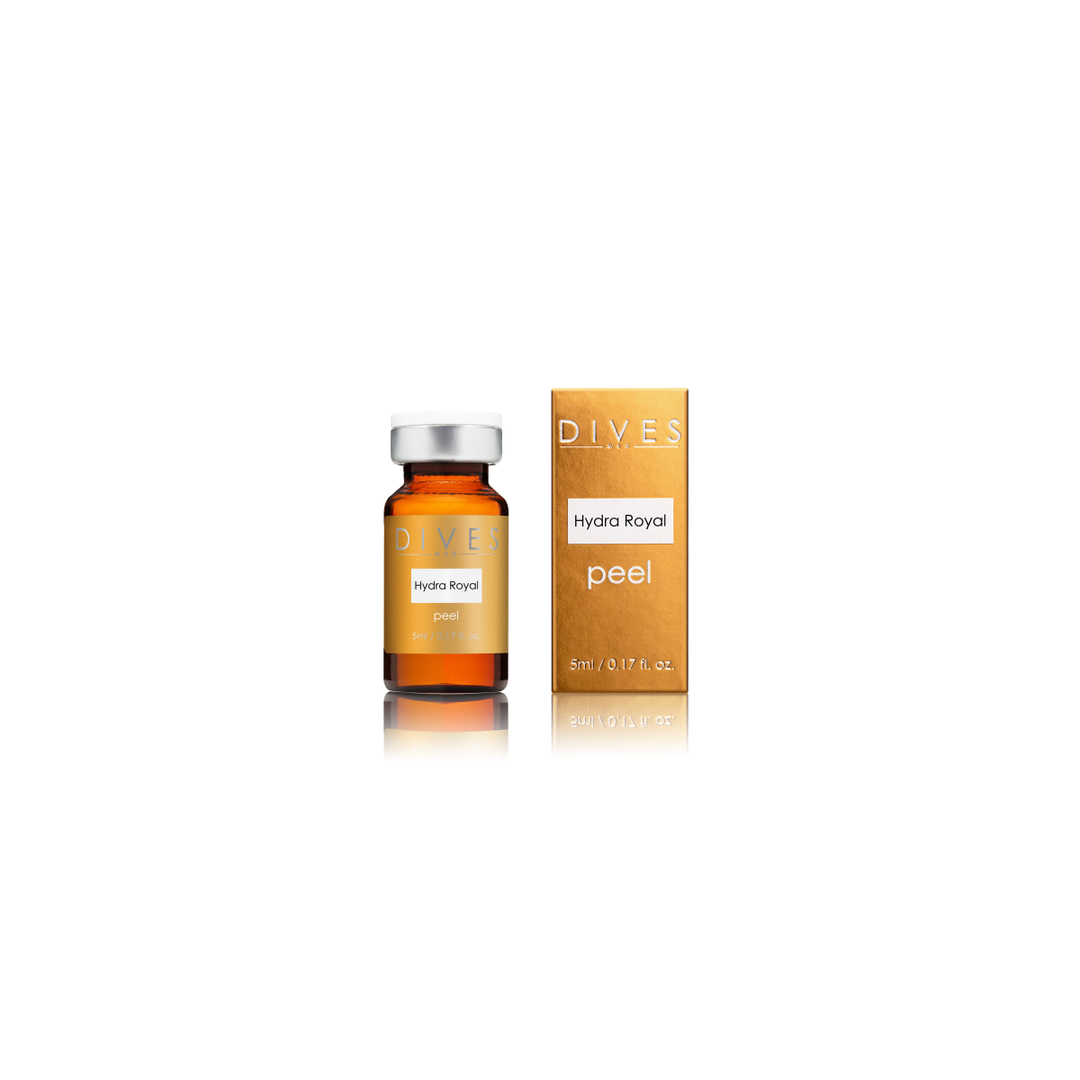 Hydra Royal világító peeling egész évre 3x5ml Bőrerősítő Hydra királyi család DIVES MED HYDRA-PEEL