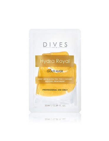 Hydra Royal MASK hydrogelmaske med kolloidt guld 3x35ml Skin Booster Hydra Royal Family DIVES MED HYDRA-MASK