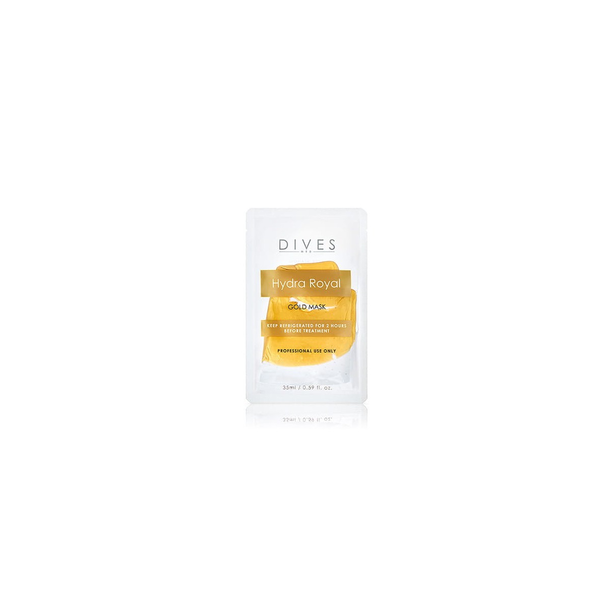 Hydra Royal MASK mascarilla de hidrogel post-tratamiento con oro coloidal 3x35ml Skin Booster Hydra Royal Family DIVES MED HY...